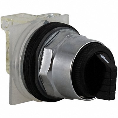 SCHNEIDER ELECTRIC 9001KS43BH1 Selector Switch Non Illuminated 3Pos 30mm Black
