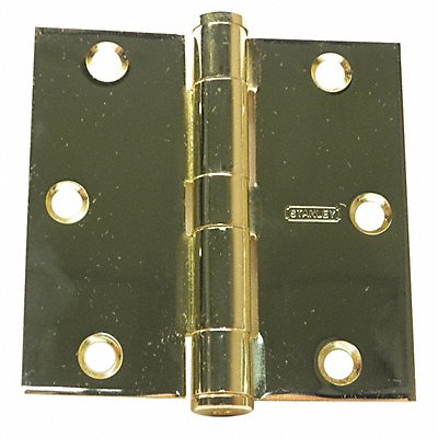 BEST CB17935X35FMSWDOORHINGE3STL Template Hinge Concealed Bright Brass