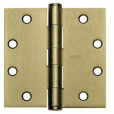 BEST F17945X4DOORHINGE3STL Template Hinge Removable Bright Brass