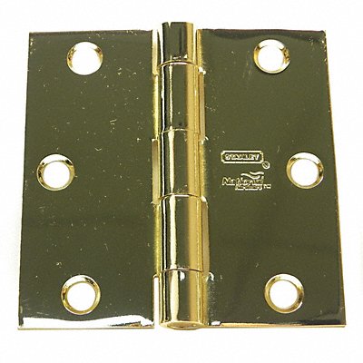 BEST F1793X3DOORHINGE3STL Template Hinge Removable Bright Brass