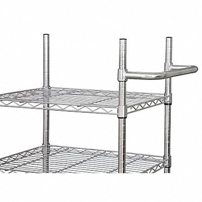 GRAINGER 5GRR2 Shelf Push Handle 18inx2 3/4inx6in Steel