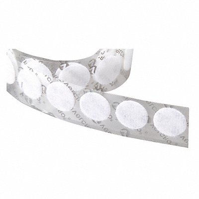 VELCRO BRAND 192245 Reclosable Loop 1/2 Dia White PK1440