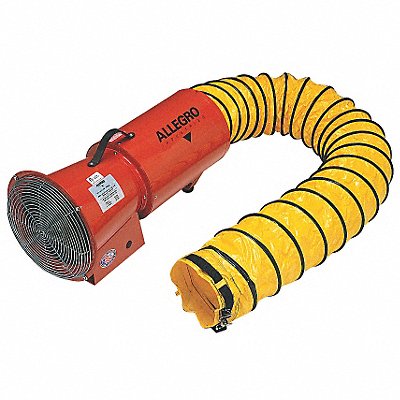 ALLEGRO 9514 Confined Space Fan Orange 13 5/8 W