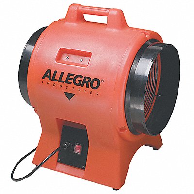 ALLEGRO 953912 Confined Space Fan Orange 14 W