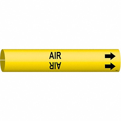 BRADY 4003A Pipe Marker Air 13/16 in H 4/5 in W
