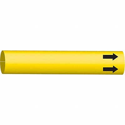 BRADY 4010F Pipe Marker 8 in H 16 in W