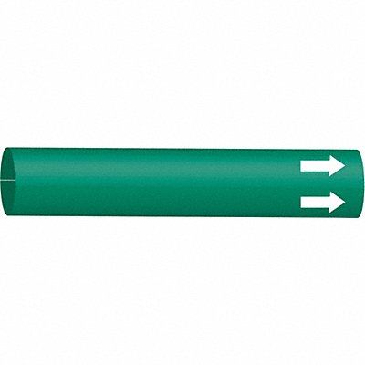 BRADY 4011F Pipe Marker 8 in H 16 in W