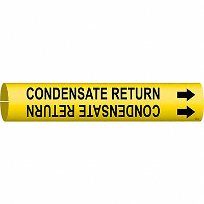 BRADY 4037A Pipe Marker Condensate Return 13/16in H