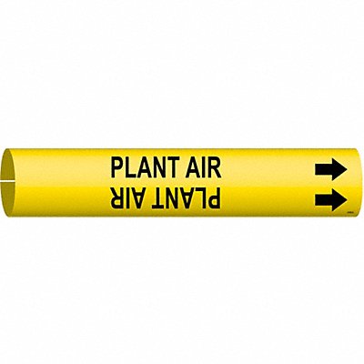 BRADY 4108A Pipe Marker Plant Air 13/16in H 4/5in W
