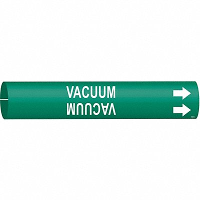 BRADY 4147B Pipe Marker Vacuum 7/8 in H 7/8 in W