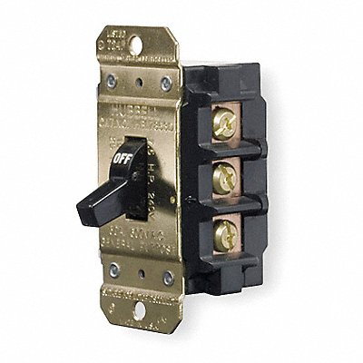 HUBBELL KELLEMS HBL7842D ManualMotorSwtch No Enclosure Toggle Switch