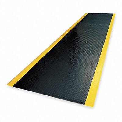 NOTRAX 419S0230BY Antifatigue Runner Black 2ft. x 30ft.