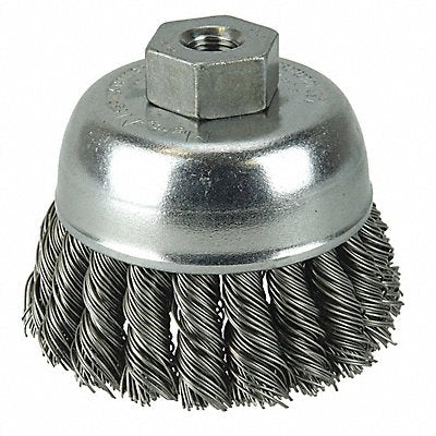 WEILER 96272 Crimped Wire Cup Brush 2-3/4 In.