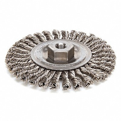 WEILER 96276 Twist Wire Wheel Brush Threaded Arbor