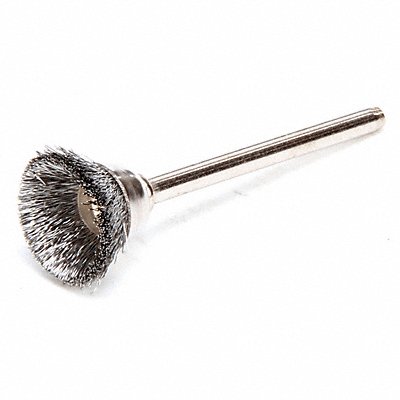 WEILER 91231 Miniature Cup Brush Crimped Wire 5/8 dia