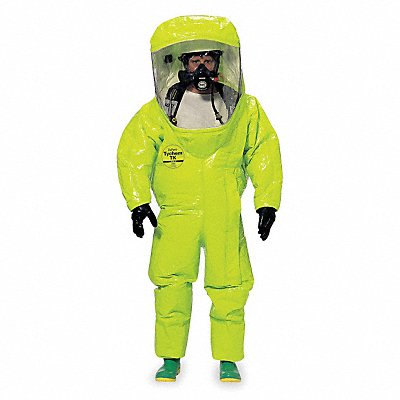 DUPONT TK555TLY2X000100 D2271 Encapsulated Suit 2XL Lime Yellow