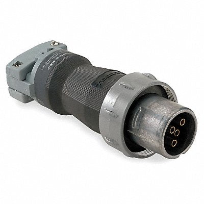 HUBBELL HBL4100PS2W Pin and Sleeve Plug 100 A Blk Gry 3Pl