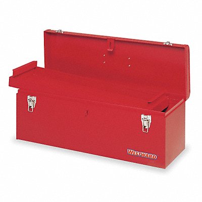 WESTWARD 10J162 Steel Tool Box 24 in
