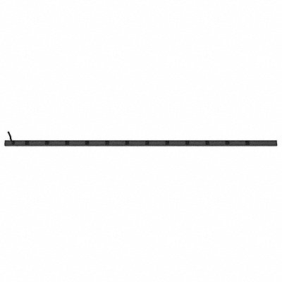 POWER FIRST 5HN20 Outlet Strip 12 Outlet 15A 77 L Gry