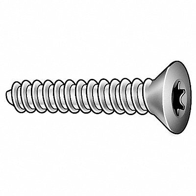 TAMPER-PRUF SCREW 441650 Screw Size #10 T20 Zinc 3/4 L PK50