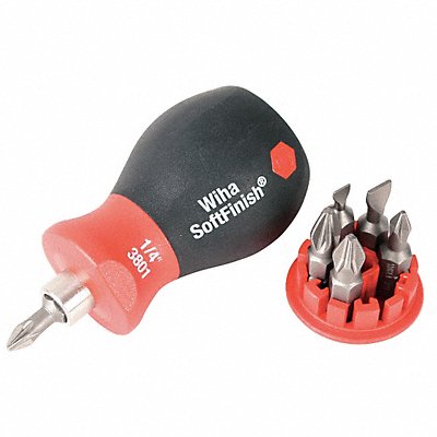 WIHA 38043 Stubby Combination Bit Set Pieces 6