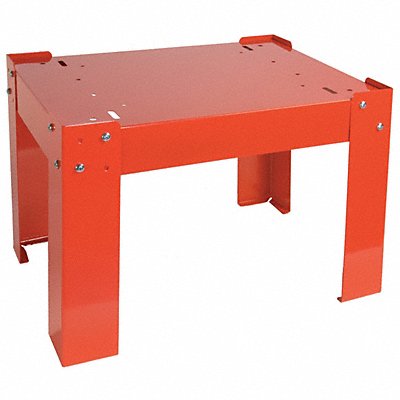 DURHAM MFG 30417 Base for Slid eRack Cabinet Red Stl PwdrCtd