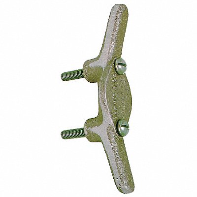 ANNIN FLAGMAKERS 802572 Rope Cleat A-9 Aluminum Silver