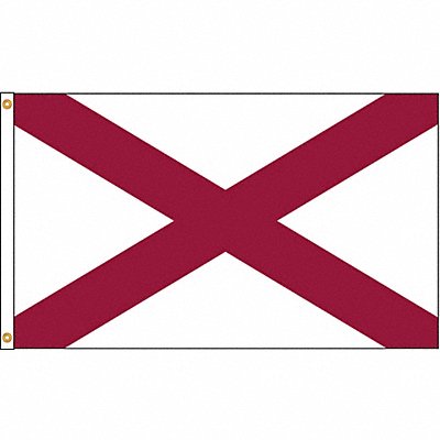 ANNIN FLAGMAKERS 140070 D3771 Alabama Flag 4x6 Ft Nylon