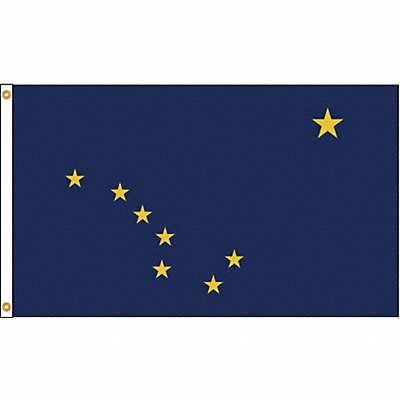 ANNIN FLAGMAKERS 140170 D3771 Alaska Flag 4x6 Ft Nylon