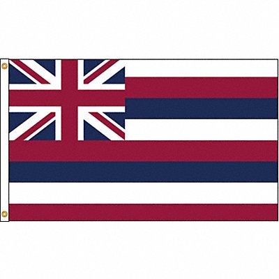 ANNIN FLAGMAKERS 141280 D3772 Hawaii Flag 5x8 Ft Nylon
