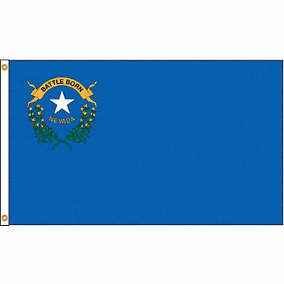 ANNIN FLAGMAKERS 143370 D3771 Nevada Flag 4x6 Ft Nylon