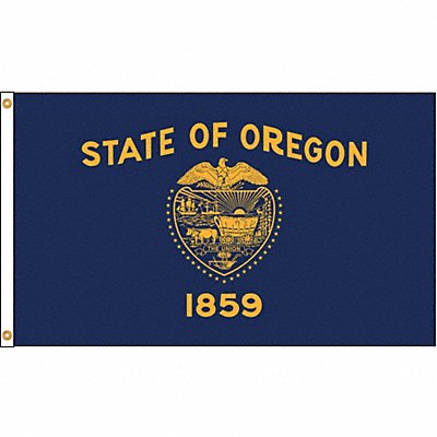 ANNIN FLAGMAKERS 144480 D3772 Oregon Flag 5x8 Ft Nylon