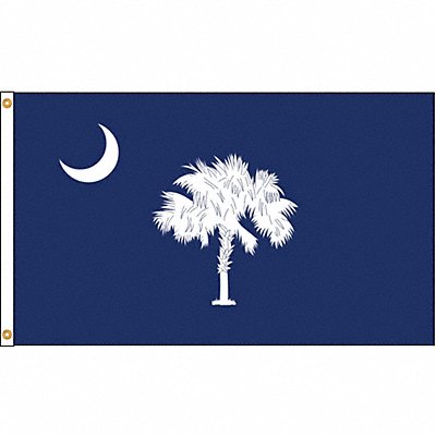 ANNIN FLAGMAKERS 144880 D3772 South Carolina Flag 5x8 Ft Nylon