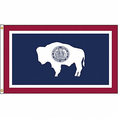ANNIN FLAGMAKERS 146170 D3771 Wyoming Flag 4x6 Ft Nylon