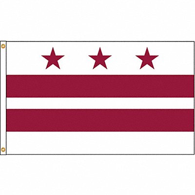 ANNIN FLAGMAKERS 146470 D3771 District Of Columbia Flag 4x6 Ft Nylon
