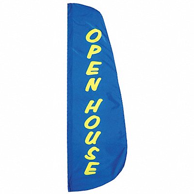ANNIN FLAGMAKERS 916 Open House Feather Flag 2x8 Ft Nylon