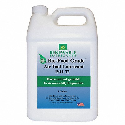 RENEWABLE LUBRICANTS 87463 Air Tool Lubricant Synthetic Base 1 gal.