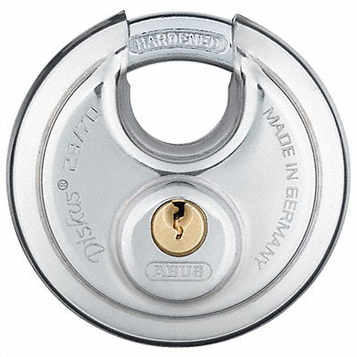 ABUS 2870KA Keyed Padlock 49/64 in Round Silver