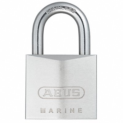 ABUS 75IB40KA Keyed Padlock 49/64 in Rectangle Silver