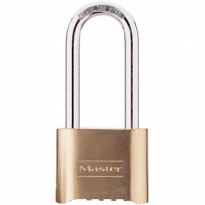 MASTER LOCK 175LHSS Combination Padlock 1 1/2 in Rectangle