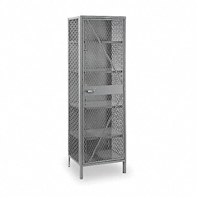 LYON DD1130 Storage Cabinet 78 x24 x21 DvGry 4Shlv