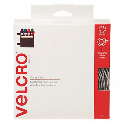 VELCRO BRAND 90082 Reclosable Fastener 3/4 x15 ft White