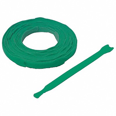 VELCRO BRAND 176043 Perforated Strap 8 in Green PK45