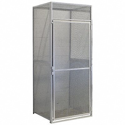 HALLOWELL BSL486090R1SHG Storage Locker Starter 90 x48 x60 1opng Dr 2Sd Pnl