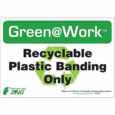 ZING 1046S Social Distancing Adhesive Sign 7x10in PK5