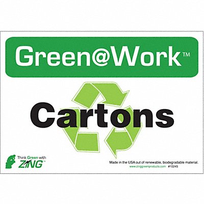 ZING 1049S Social Distancing Adhesive Sign 7x10in PK5