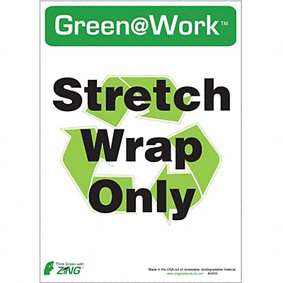 ZING 0050S Social Distancing Adhesive Sign 7x10in PK5