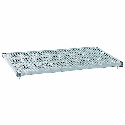 METRO MQ2472G Plastic Shelf 72x3 7/16x24in Load Capacity 600lb PK4