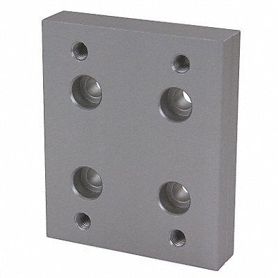 80/20 402420 3 Hole - Centre Tap Base Plate Quad