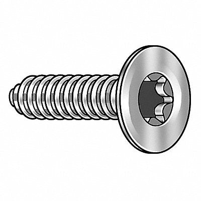 TAMPER-PRUF SCREW 440100 Screw Size #0 T5 Zinc 3/8 L PK50